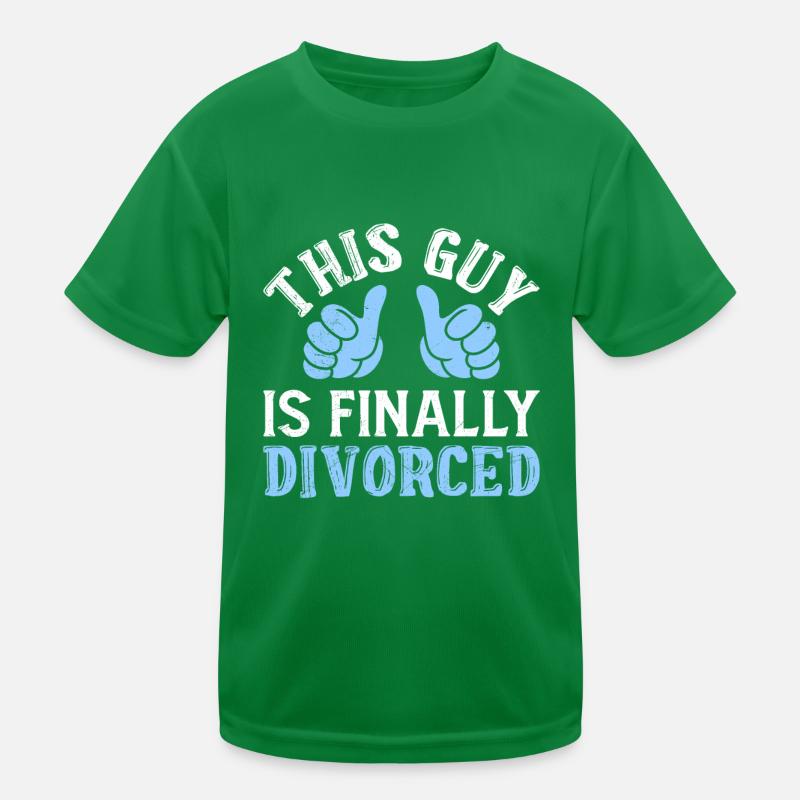 Scheidungsparty cooler Ex Mann endlich geschieden Kinder Funktions-T-Shirt