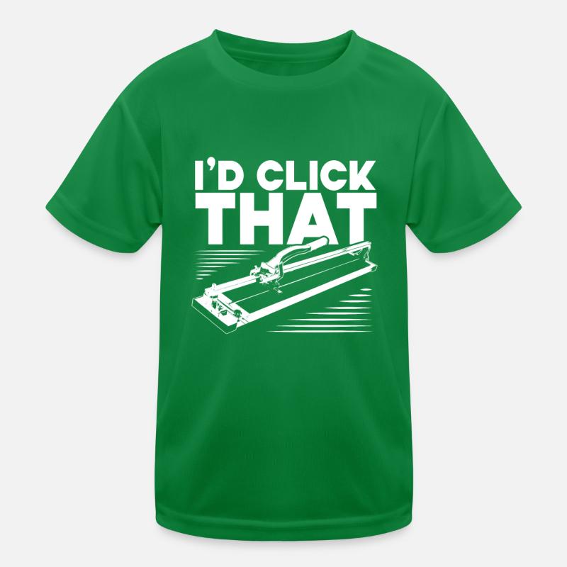 Flooring installer, tile warehouse Kids Functional T-Shirt