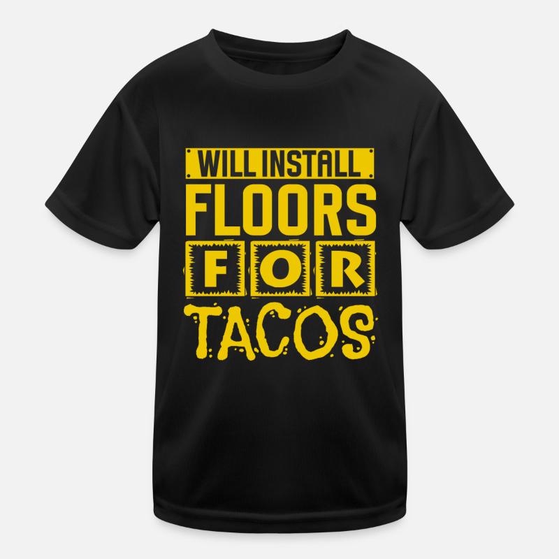 Flooring installer, tile warehouse Kids Functional T-Shirt