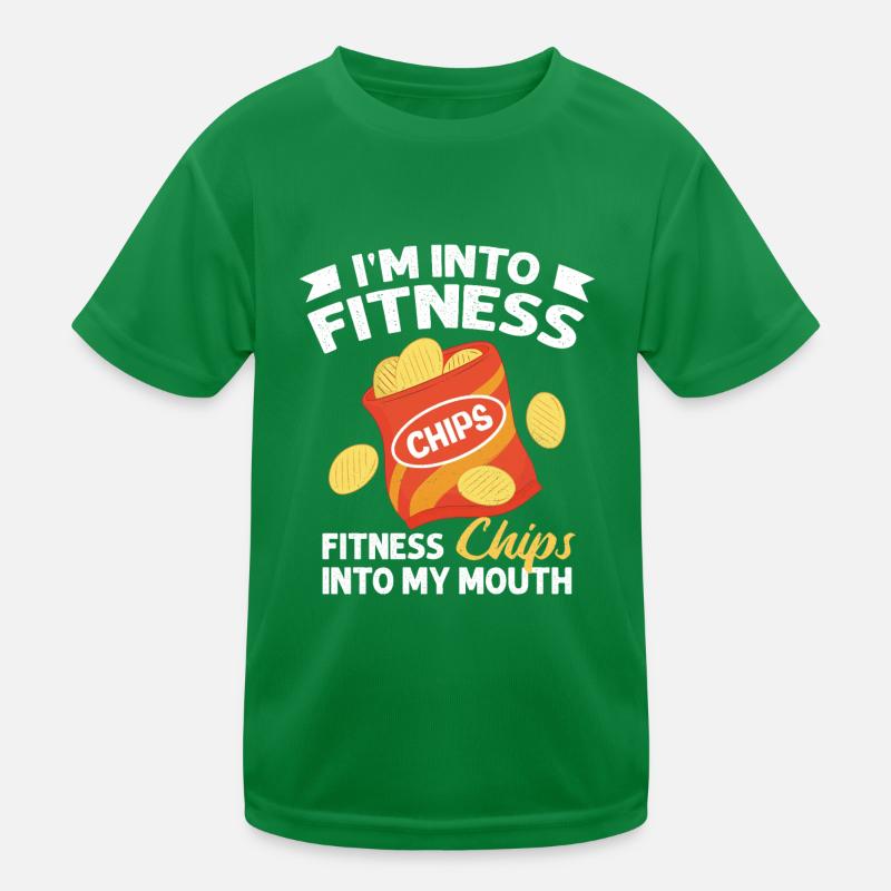 Chips Eating Snacks Candy Gift Kids Functional T-Shirt