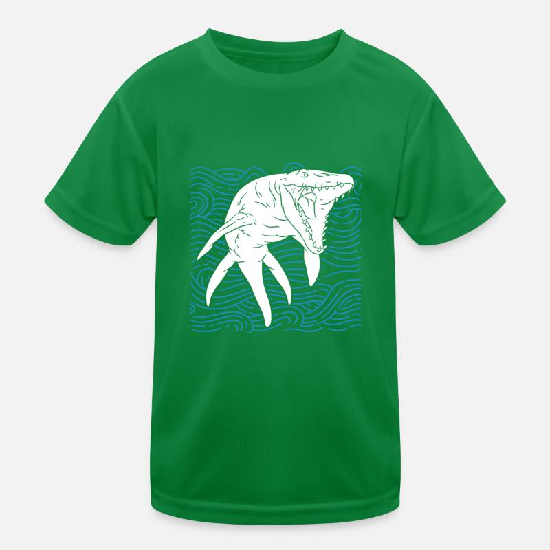 Mosasaurus Dinosaur Kinder Funktions-T-Shirt