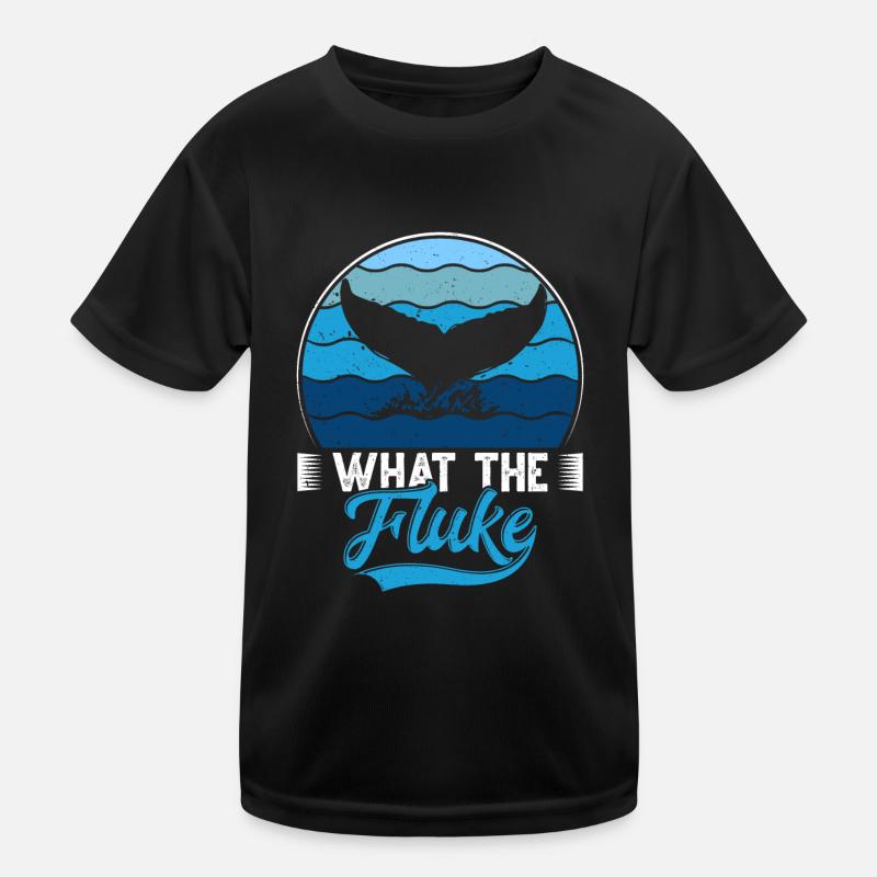 Whale Watching Whale Watching Orca Blue Whale Kids Functional T-Shirt