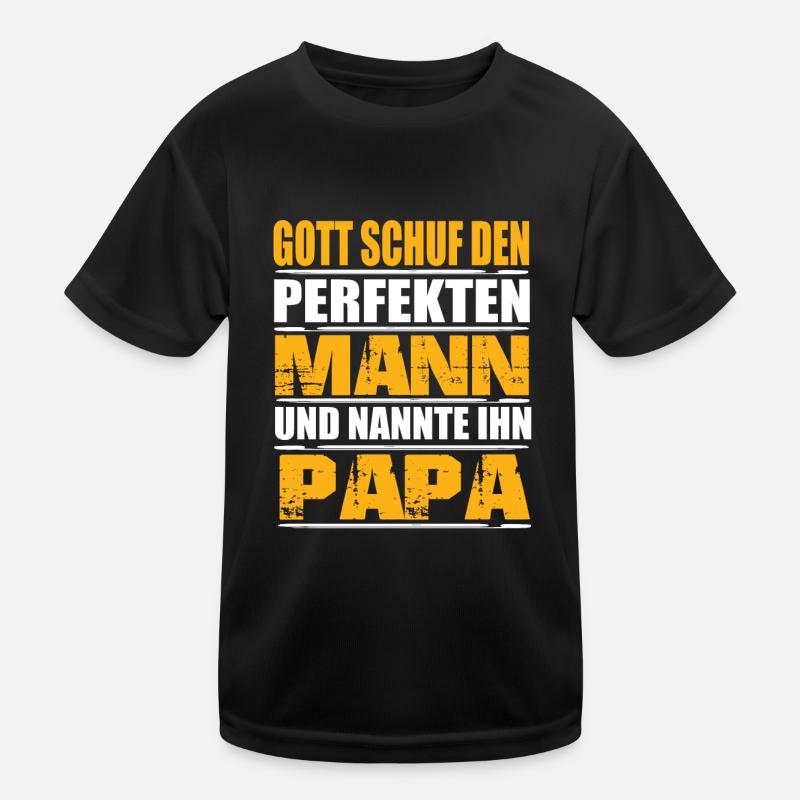 Papa Kinder Funktions-T-Shirt