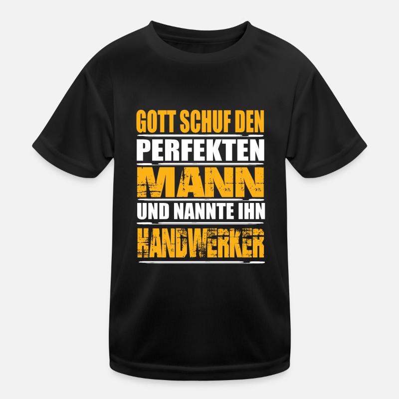 Handwerker Kinder Funktions-T-Shirt