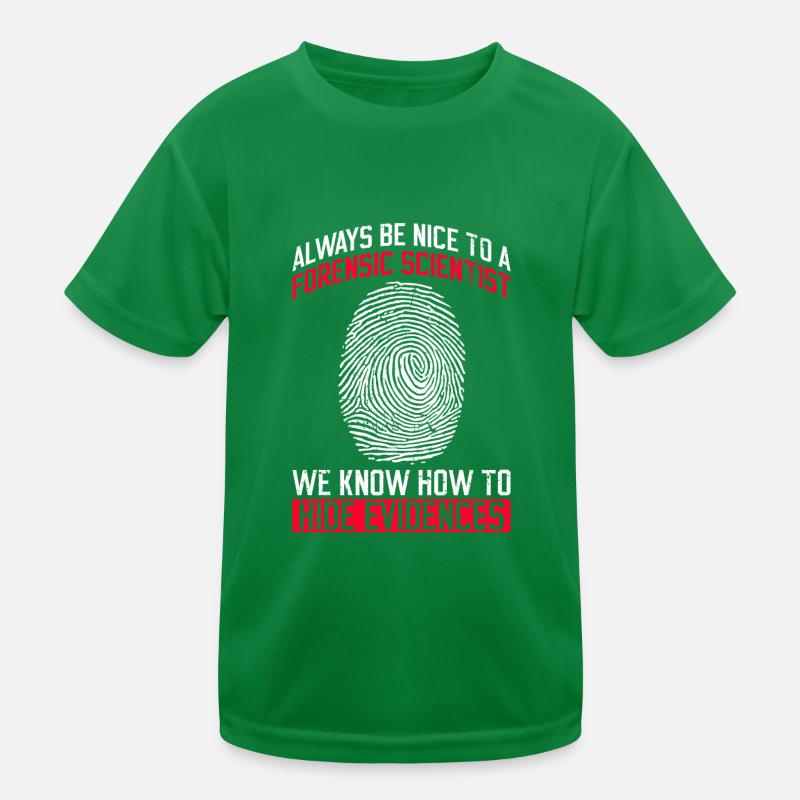 Forensic Analyst Design Für Forensiker T-shirt sport Enfant