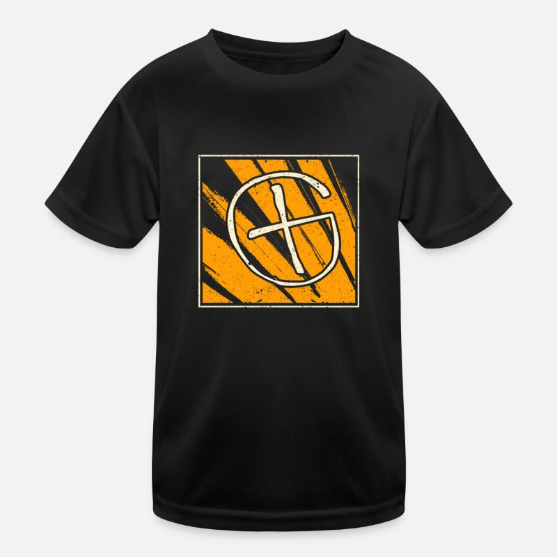 Geocaching GPS Container Zielmarkierung Schatz Kinder Funktions-T-Shirt
