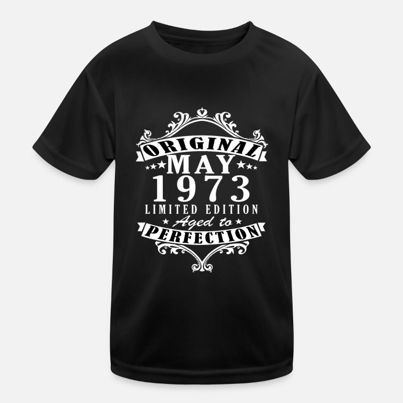 May 1973 | Anniversary 1973 Born | May 1973 Kids Functional T-Shirt