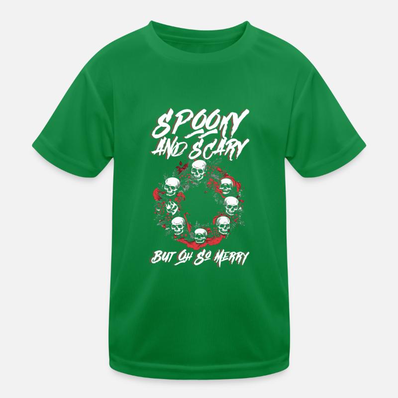 Effrayant effrayant, mais vraiment heureux - Goth T-shirt sport Enfant