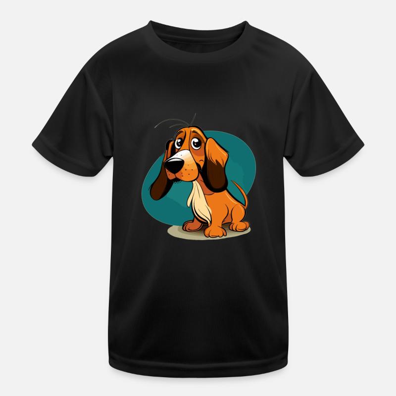 Chien dans le style comique T-shirt sport Enfant