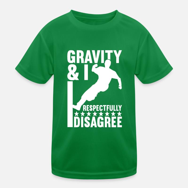 Parkour Freerunning Kids Functional T-Shirt