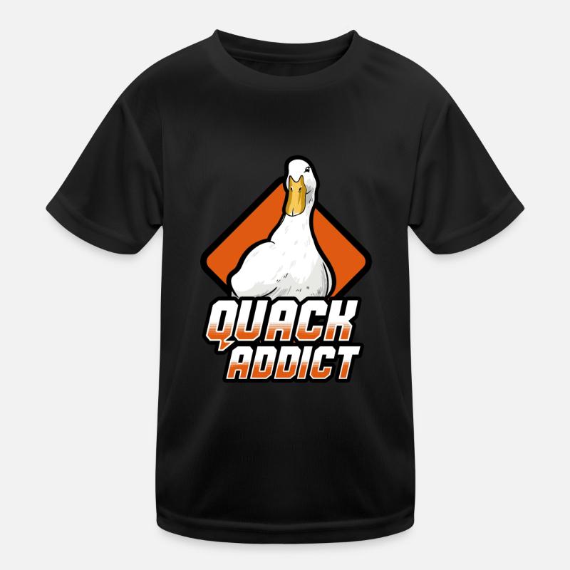 Ducks - Quack Addict Kids Functional T-Shirt