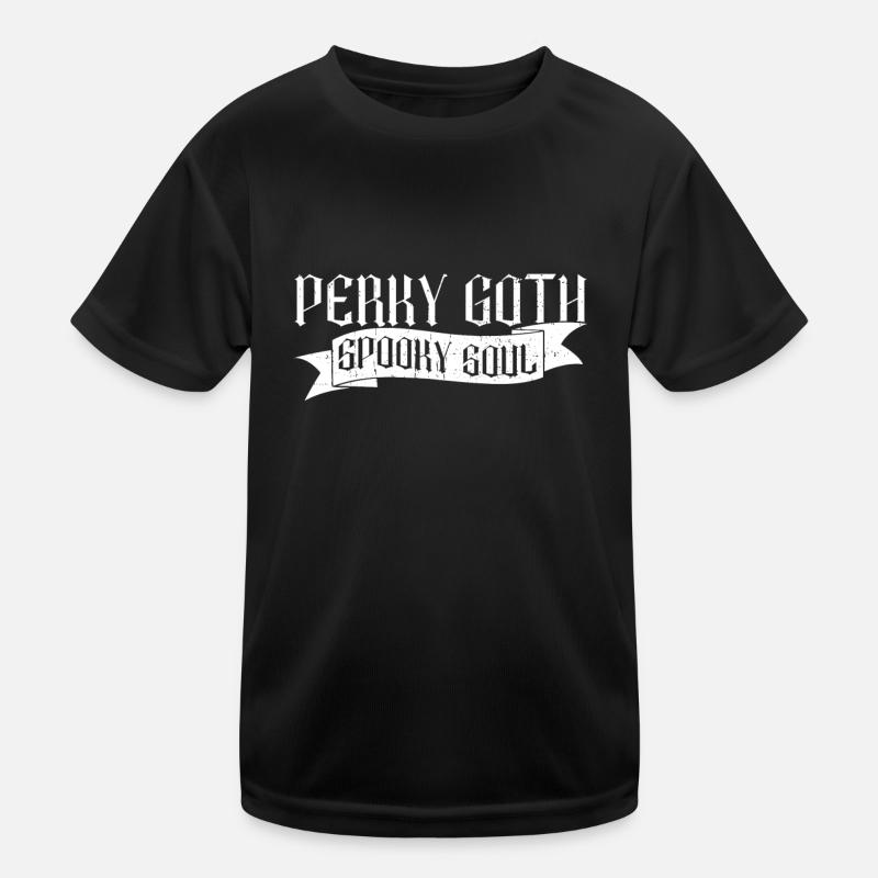 Perky Goth - Spooky Soul - Bubble Goth Perky Goth - Kinder Funktions-T-Shirt - Schwarz
