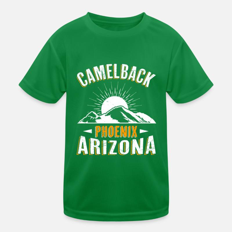 Phoenix Arizona Mountaineers and Hikers Summit Kids Functional T-Shirt