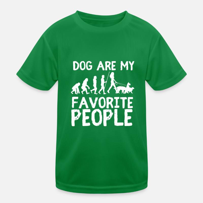 Les chiens sont mes personnes préférées T-shirt sport Enfant