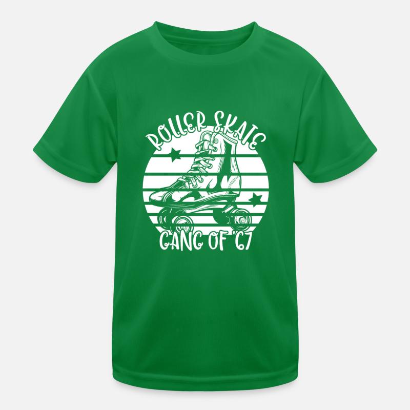 Roller Skaters Roller Skates Roller Skate Gang 1967 Kids Functional T-Shirt