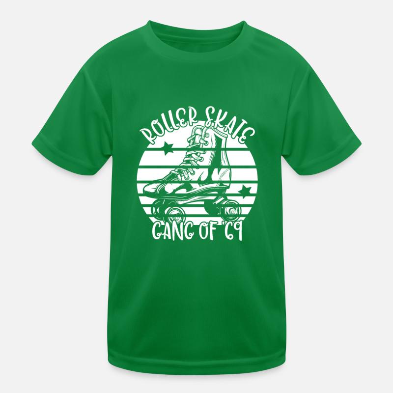 Roller Skaters Roller Skates Roller Skate Gang 1969 Kids Functional T-Shirt