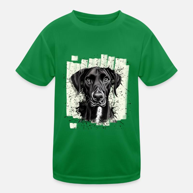 Chien Dogue Dogue Noir T-shirt sport Enfant
