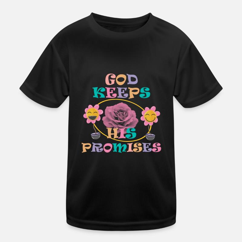 God Keeps His Promises 3 Kids Functional T-Shirt