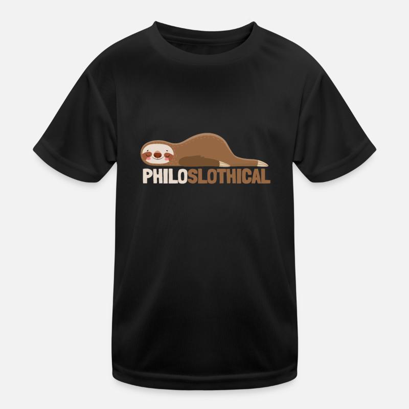 Philosophical Debate Feeling Philoslothical Kids Functional T-Shirt