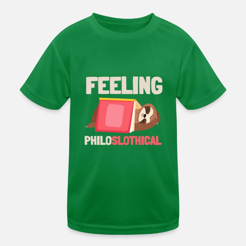Philosophical Debate Feeling Philoslothical Kids Functional T-Shirt