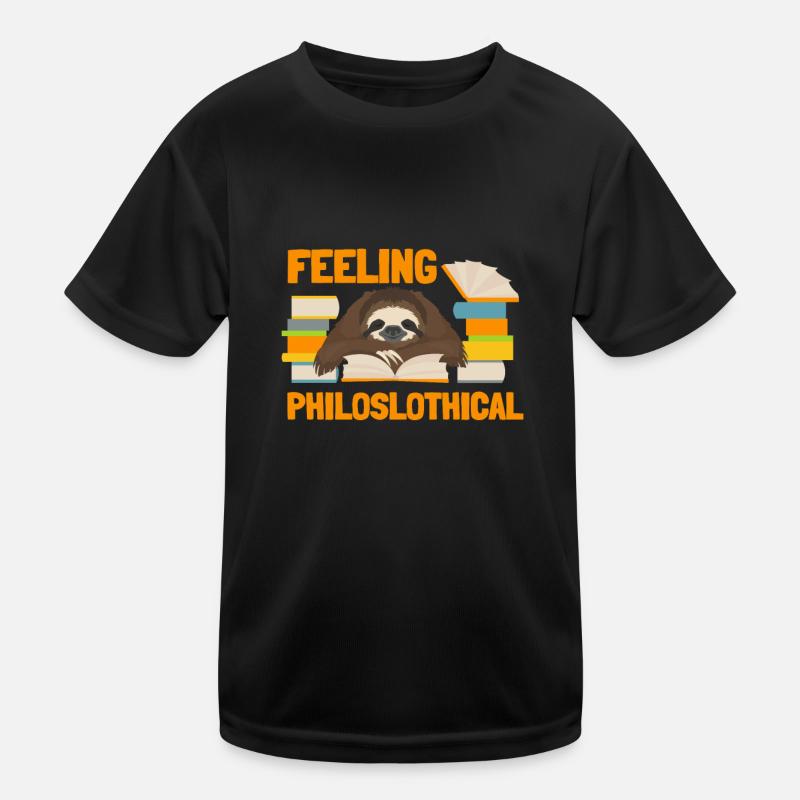 Philosophical Debate Feeling Philoslothical Kids Functional T-Shirt