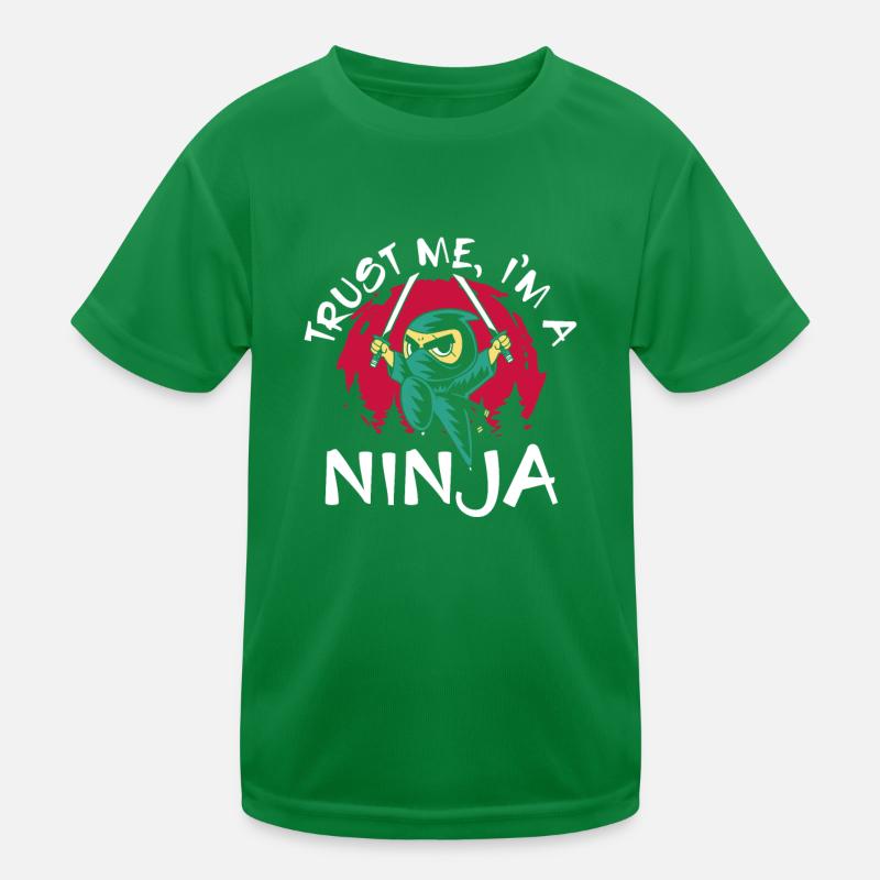 Vertraue Einem Coolen Ninja Kinder Funktions-T-Shirt