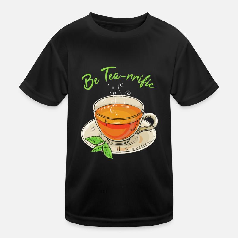 Jeu de mots à thé T-shirt sport Enfant