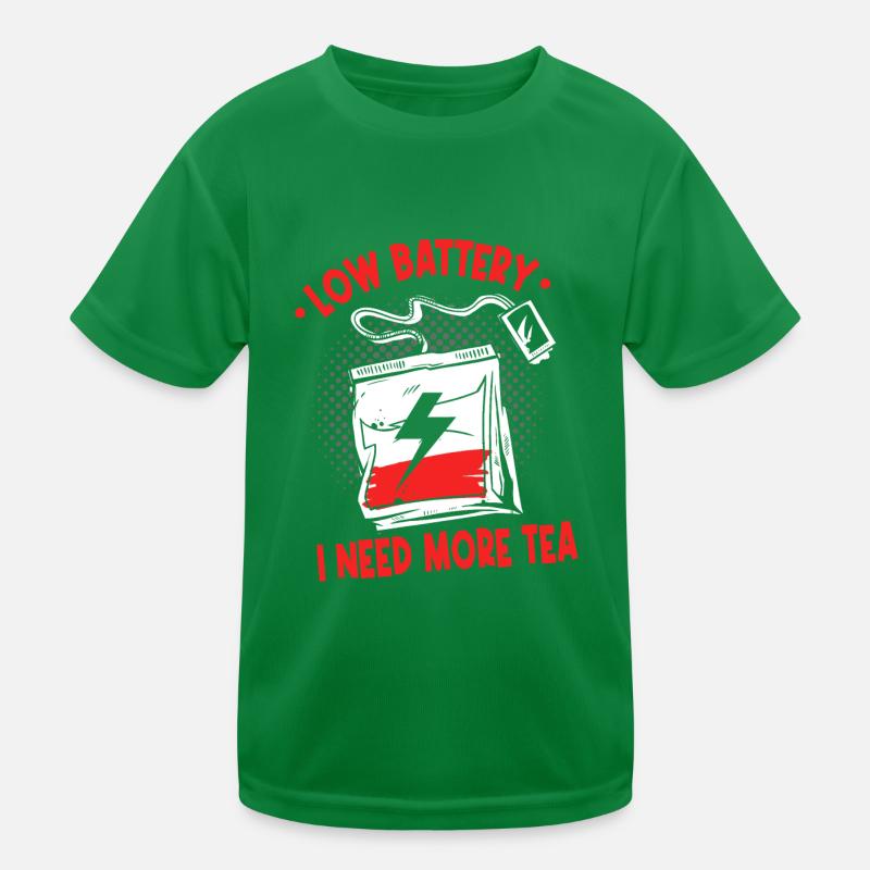 I need more tea | Teabag | Funny Tea Infusion Kids Functional T-Shirt