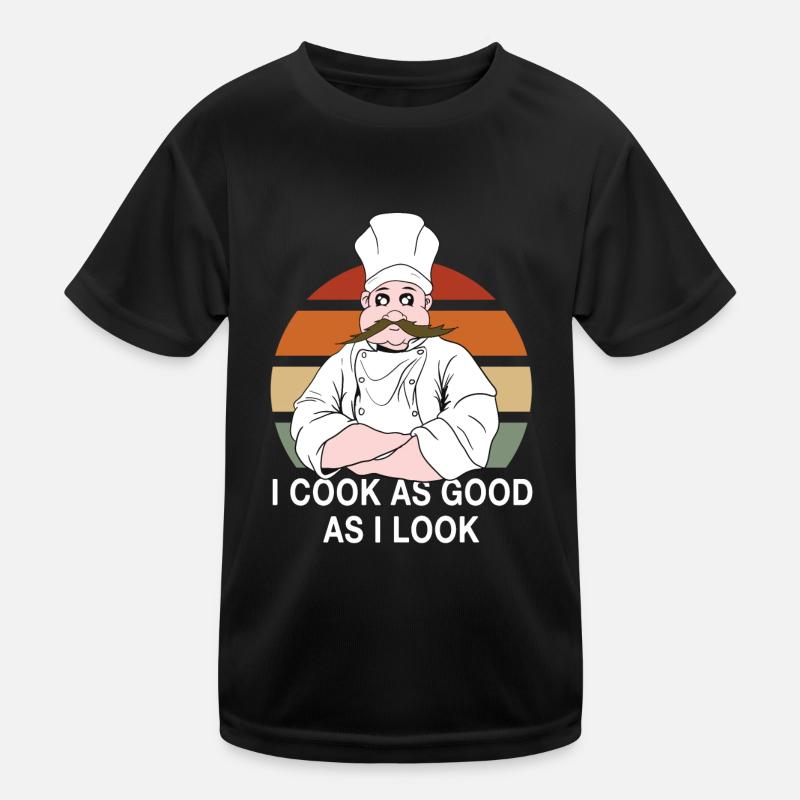 Chef Cooking Saying Chef Kids Functional T-Shirt