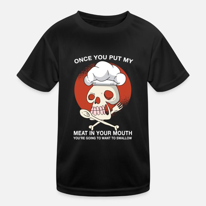 Cook Kitchen Cooking Gift Saying Kids Functional T-Shirt