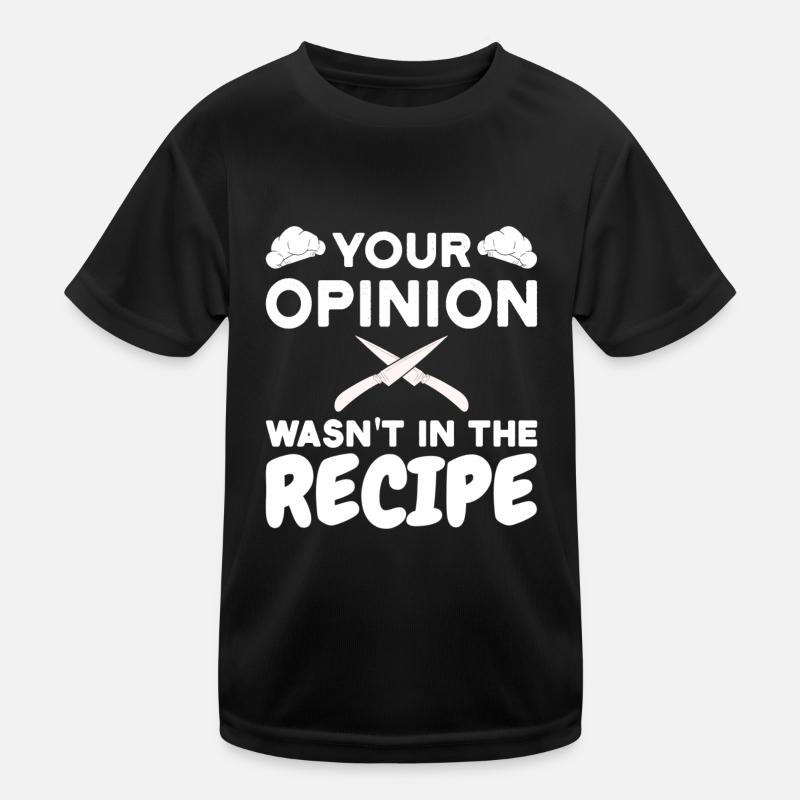 Chef Chef Cooking Saying Kids Functional T-Shirt