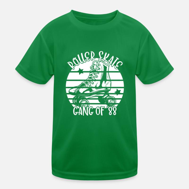 Roller Skaters Roller Skates Roller Skate Gang 1988 Kids Functional T-Shirt