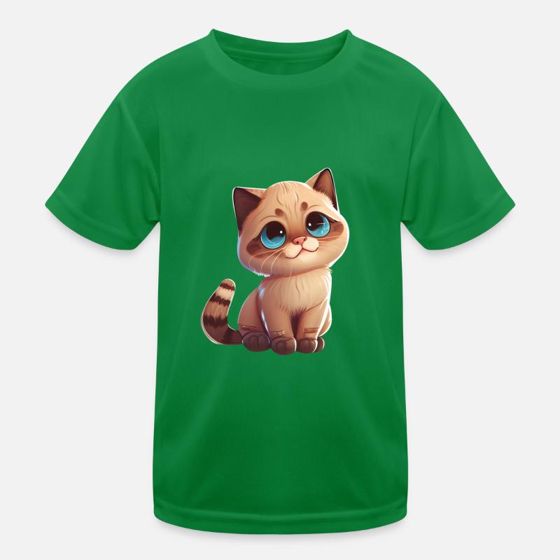 Cat Kitten Gift Kids Functional T-Shirt