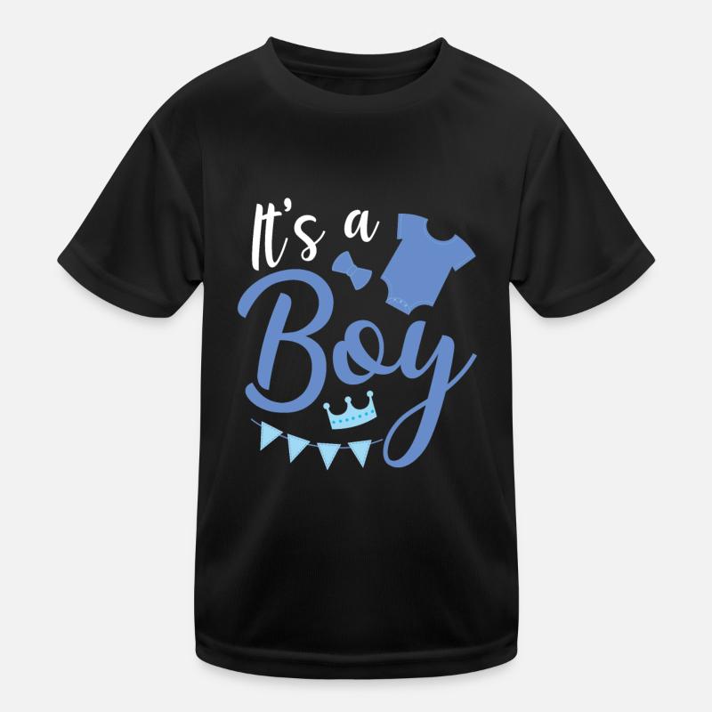 Es Ist Ein Junge Kinder Funktions-T-Shirt