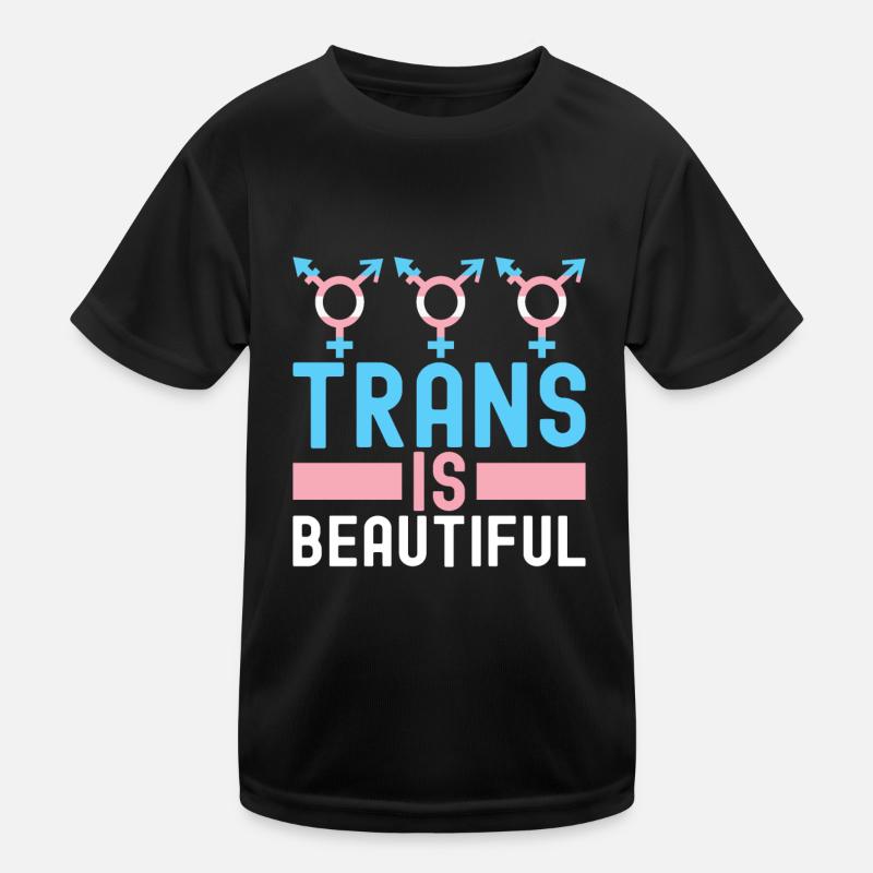Transgender Trans LGBTQ Kids Functional T-Shirt