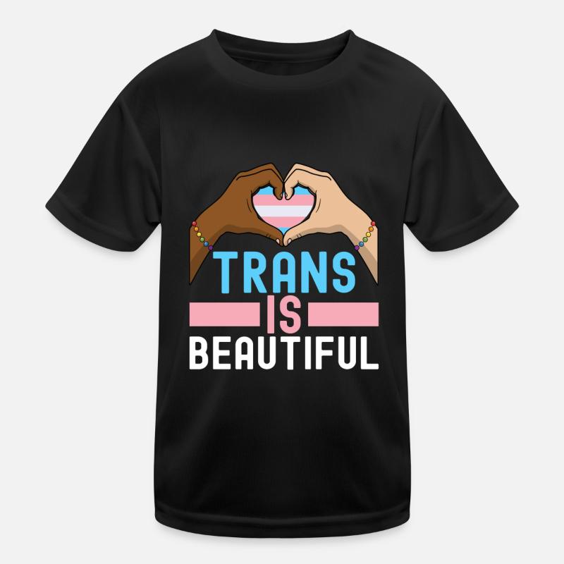 Transgender Trans LGBTQ Kids Functional T-Shirt