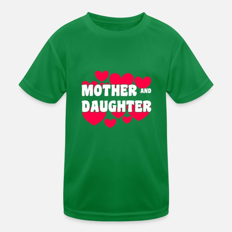 Mutter und Tochter Kinder Funktions-T-Shirt