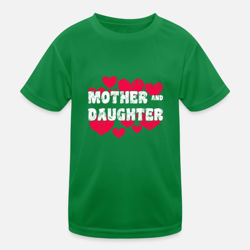 Mutter und Tochter Kinder Funktions-T-Shirt