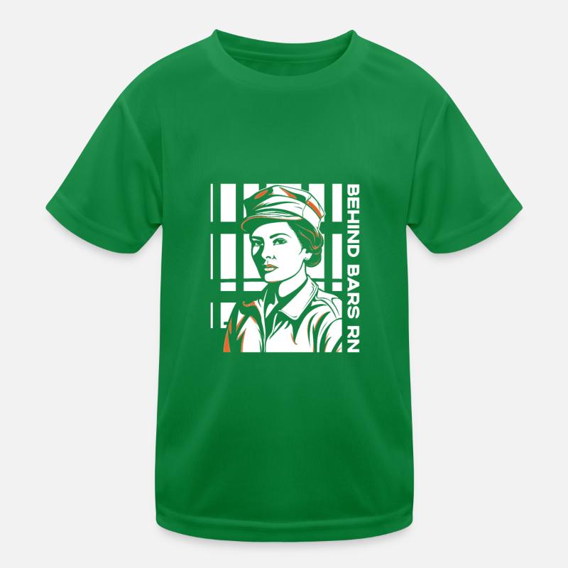 Behind Bars RN Corrections Nurse Kinder Funktions-T-Shirt