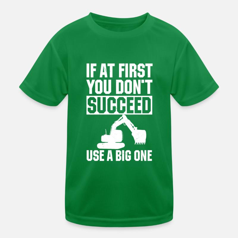 Opérateurs de machinerie lourde T-shirt sport Enfant