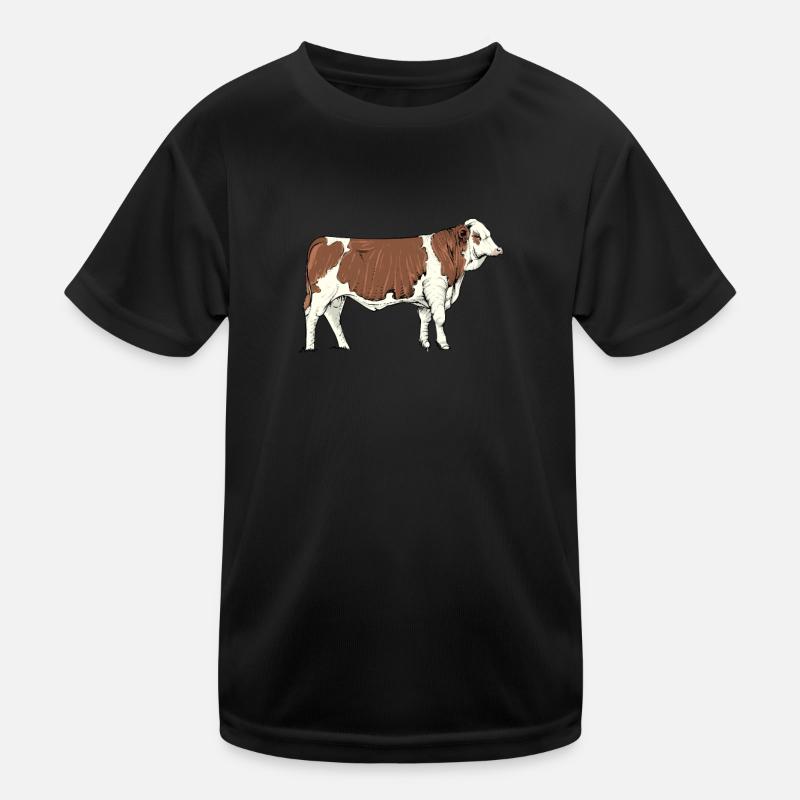 Fleckvieh I Kids Functional T-Shirt