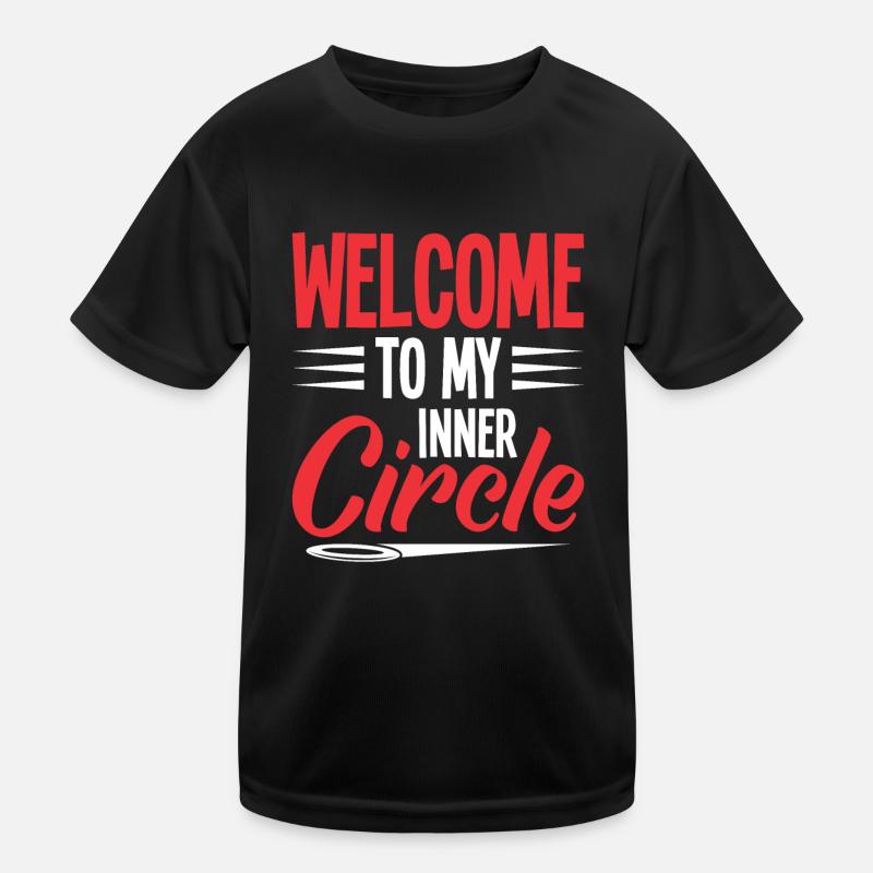 Diskuswurf Diskuswerfer Leichtathletik Diskus Kinder Funktions-T-Shirt