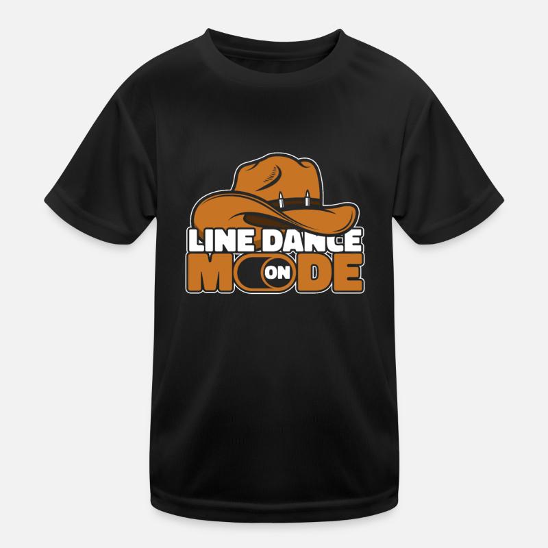 Mode de danse en ligne activé T-shirt sport Enfant