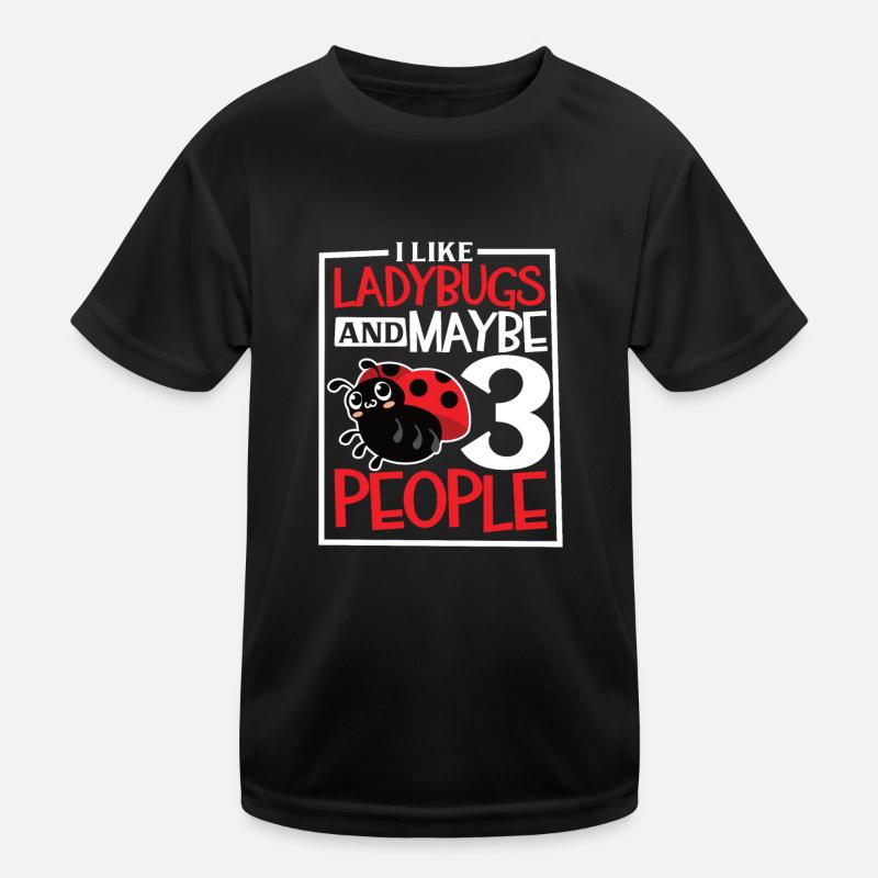 Ladybug Ladybug Entomology Insects Kids Functional T-Shirt