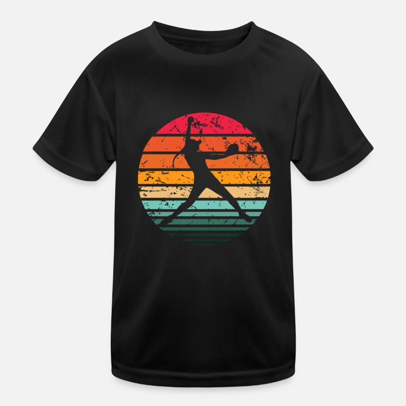 Baseball Kinder Funktions-T-Shirt