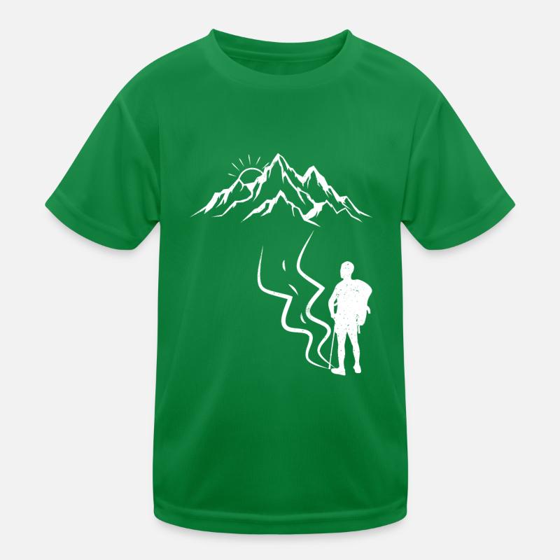klettern Bergsteiger Wanderer Summit Kinder Funktions-T-Shirt