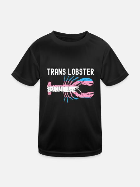 Transgender Trans LGBTQ - Kinder Funktions-T-Shirt - Schwarz - Vorne
