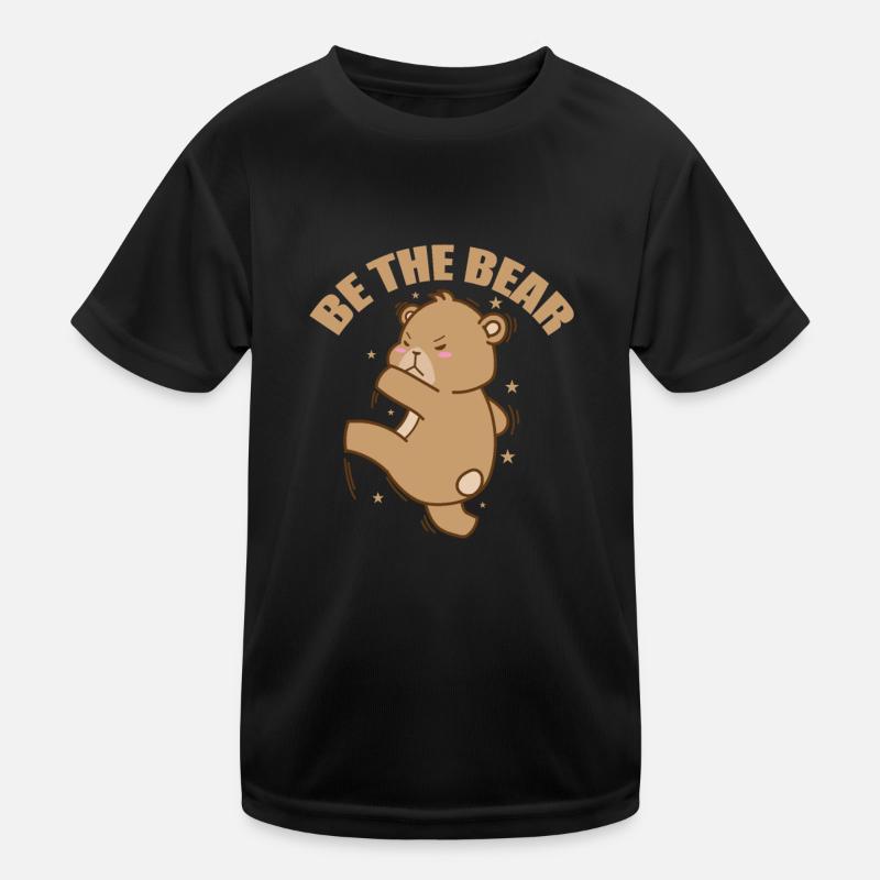 Be the Bear Wald Tier Kinder Funktions-T-Shirt