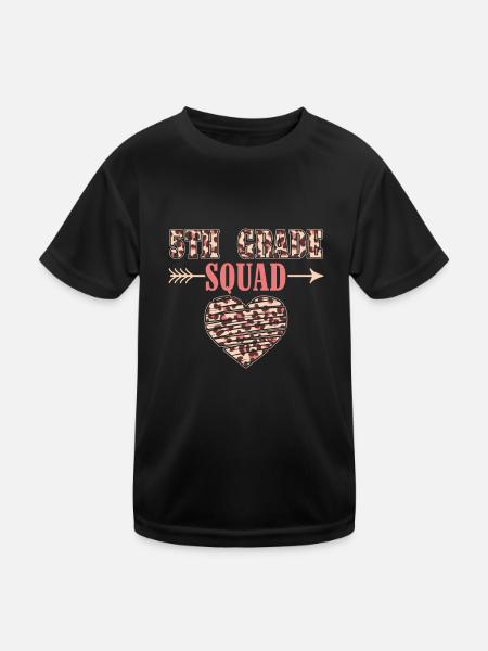5. Klasse Kader Lehrer Fünfte Schüler Team Zurück - Kinder Funktions-T-Shirt - Schwarz