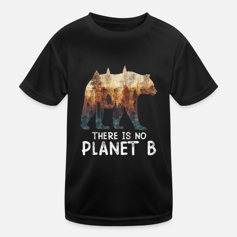 There is no Planet B endangered species Kids Functional T-Shirt